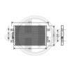 DIEDERICHS 8346500 Condenser, air conditioning